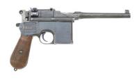 German Army C96 Semi-Auto Pistol by Mauser Oberndorf
