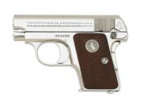 Excellent Colt Model 1908 Vest Pocket Hammerless Semi-Auto Pistol