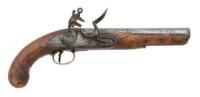 Unmarked Flintlock Single Shot Pistol