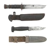 Scarce USMC Robeson Shuredge Combat Knife and a USN MKI Knife