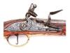 Ornate Unmarked European Flintlock Holster Pistol - 2