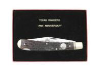 Camillus Western Cutlery Texas Rangers 175th Anniversary Commemorative Lockback