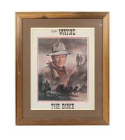 Framed John Wayne Print