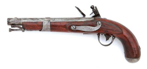 Scarce J. J. Henry U.S. Model 1826-Type Flintlock Pistol