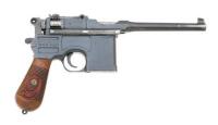 German C96 Red Nine Semi-Auto Pistol by Mauser Oberndorf