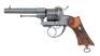 Handsome Luxembourgish Silver-Inlaid Pinfire Revolver by Schwartz & Felz - 2