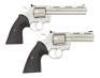 Stunning and Extremely Rare Cased Pair of Consecutively Numbered Factory Class "D" Engraved Colt Python Revolvers - 2