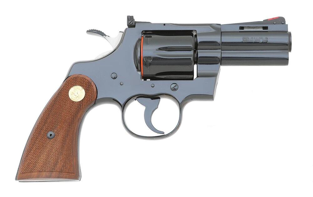 First Colt Python The First Colt Combat Python Revolver Ever Built and Placed Into The ...