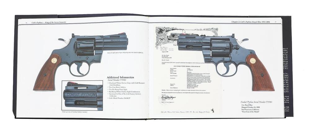 First Colt Python The First Colt Combat Python Revolver Ever Built and Placed Into The ...