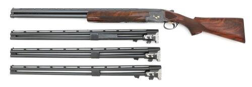 Vrancken-Engraved Browning Superposed Midas Grade Skeet Four Barrel Set Shotgun