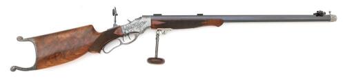 Stevens-Pope Ideal No. 52 Muzzle Loading Schuetzen Junior Rifle