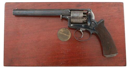 Excellent Cased Adams Patent 1851 Double Action Percussion Revolver by Tranter with Dublin Retailer Markings