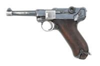 Scarce Bulgarian Model 1908 Luger Pistol by DWM