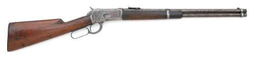 Winchester Model 1892 Saddle Ring Carbine with Period Inscription