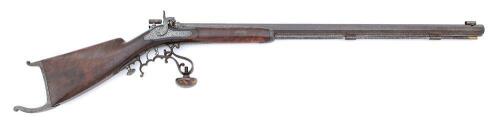 Ornate Parisian Schuetzen Rifle by Beringer