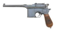 German C96 Semi-Auto Pistol by Mauser Oberndorf