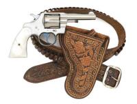 Colt Army Special Double Action Revolver with Attractive Mexican Holster Rig