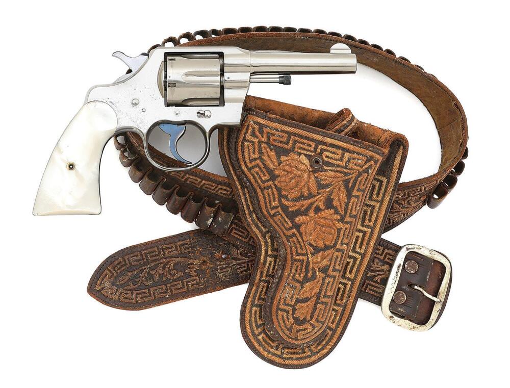 Colt Army Special Double Action Revolver with Attractive Mexican ...