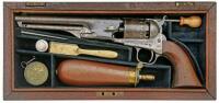 Very Fine Cased Colt Model 1861 Navy Revolver