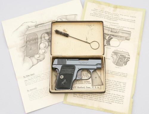 Colt Model 1908 Vest Pocket Hammerless Semi-Auto Pistol