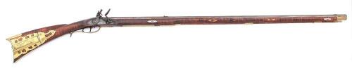 Pennsylvania Flintlock Fullstock Sporting Rifle by S. Miller