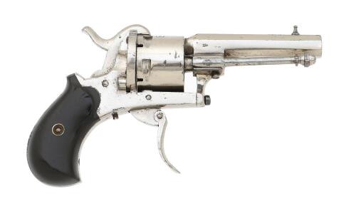 Belgian Pinfire Double Action Pocket Revolver