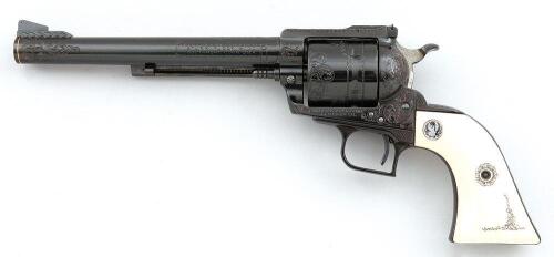 Engraved Ruger Old Model Super Blackhawk Revolver by John Adams
