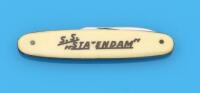 Solingen S.S. Statendam Souvenir Pen Knife