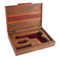 Attractive Contemporary Walnut Presentation Pistol Case