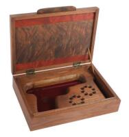 Nice Contemporary Walnut Presentation Pistol Case