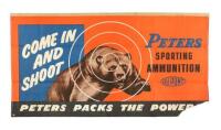 Peters Ammunition Advertising Banner