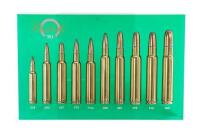 Weatherby Ten Cartridge Lucite Display