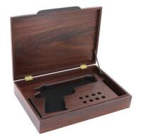 Lovely Contemporary Rosewood Presentation Pistol Case