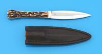 Custom Spear Blade Boot Knife By Minnick