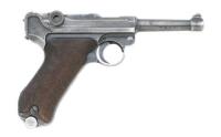 German P.08 Luger S/42 Pistol by Mauser