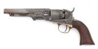 Engraved Colt Pocket Model of Navy Caliber Percussion Revolver