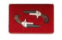 Cased Pair of Colt Fourth Model Thuer Deringer Pistols