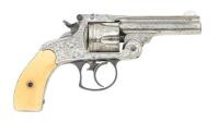 Engraved Smith & Wesson 38 Double Action First Model Revolver