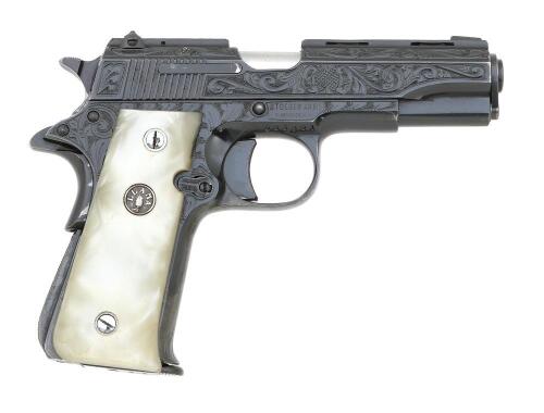 Excellent Factory-Engraved Llama Model III-A Semi-Auto Pistol