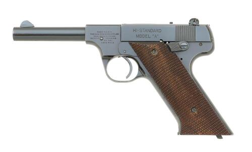 High Standard Model A Semi-Auto Pistol