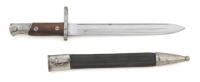 Spanish Model 1893 Mauser Bayonet by Toledo Arsenal