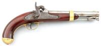 U.S. Model 1842 Single Shot Percussion Pistol by H. Aston