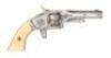 Fine Engraved & Silver-Plated Smith & Wesson No. 1 Second Issue Revolver with Gutta Percha Case - 2