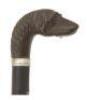 Fine Remington Large Dog’s Head Handle Percussion Rifle Cane - 2