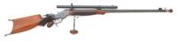 Superb Stevens No. 49 Ideal Walnut Hill Muzzle-Loading Rifle With Schoyen Barrel & Cummins Scope