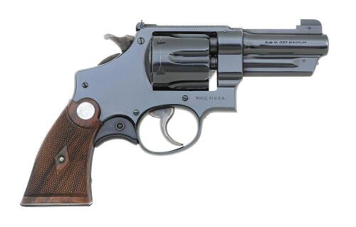 Smith & Wesson Registered Magnum Double Action Revolver With Original Registration Certificate