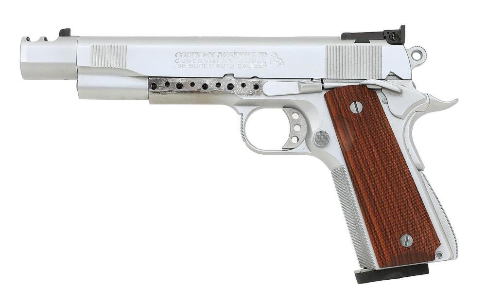 Custom Colt Government Model 38 Super Semi-Auto Pistol by Wilson