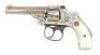 Engraved & Gold-Washed Smith & Wesson 32 Safety Hammerless Revolver - 2