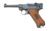 German P.08 Luger Code 42 Pistol by Mauser