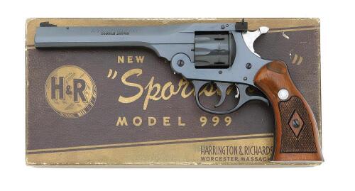 Harrington & Richardson Model 999 Sportsman Double Action Revolver with Rare Original Box